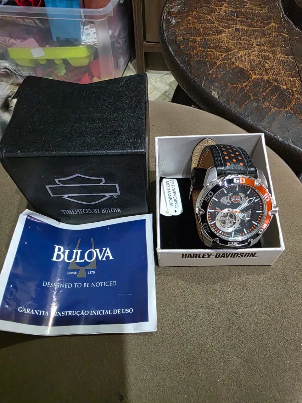 RELÓGIO BULOVA HARLEY-DAVIDSON AUTOMÁTICO ? ORIGINAL - Foto 3