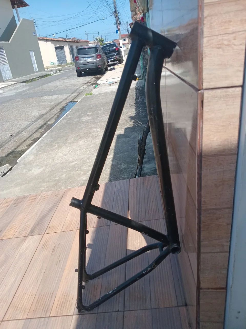 Quadro de bicicleta aro 29 alumínio e Garfo de suspensão 