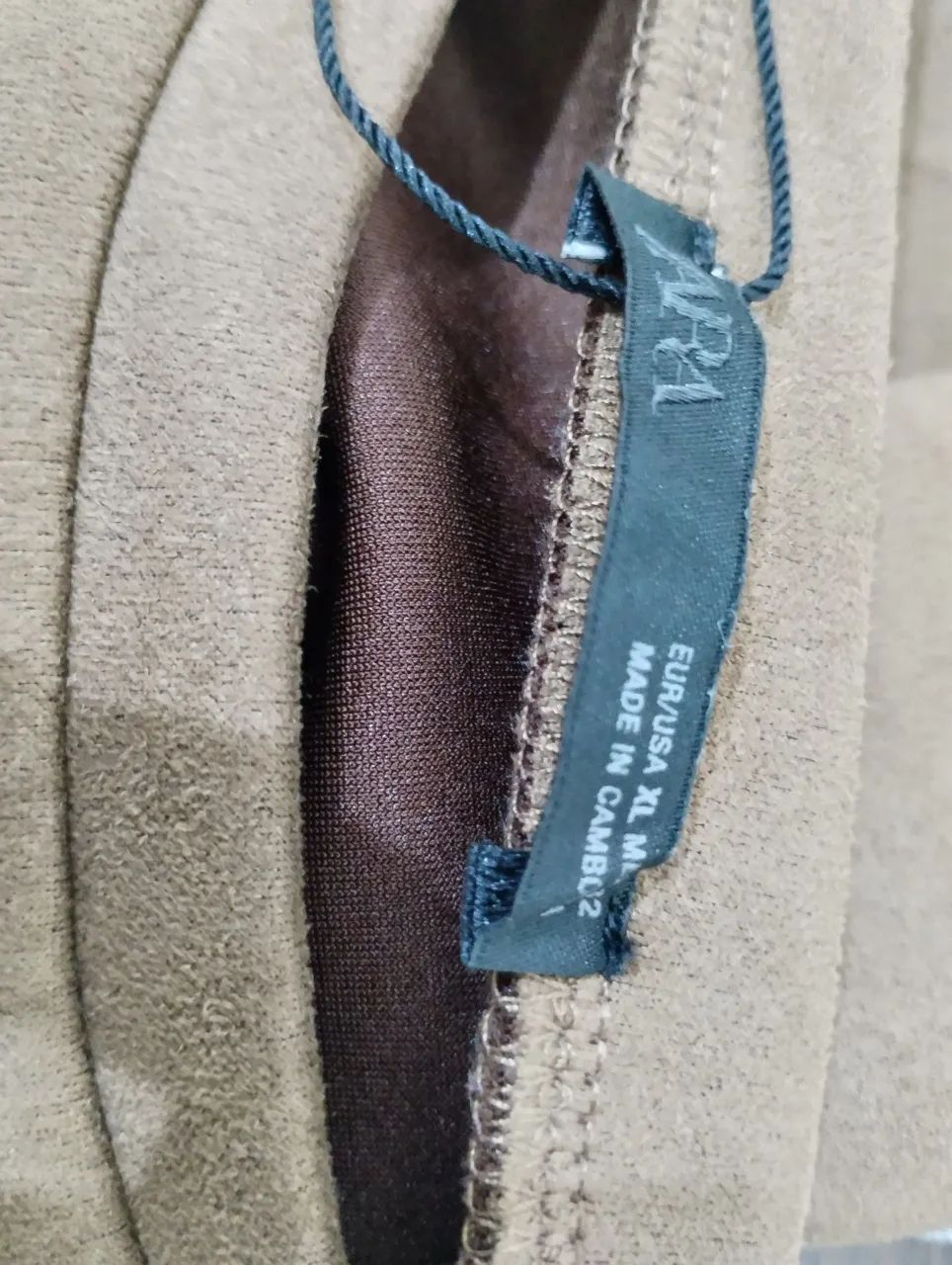 Vestido da Zara de camurça  - Foto 2