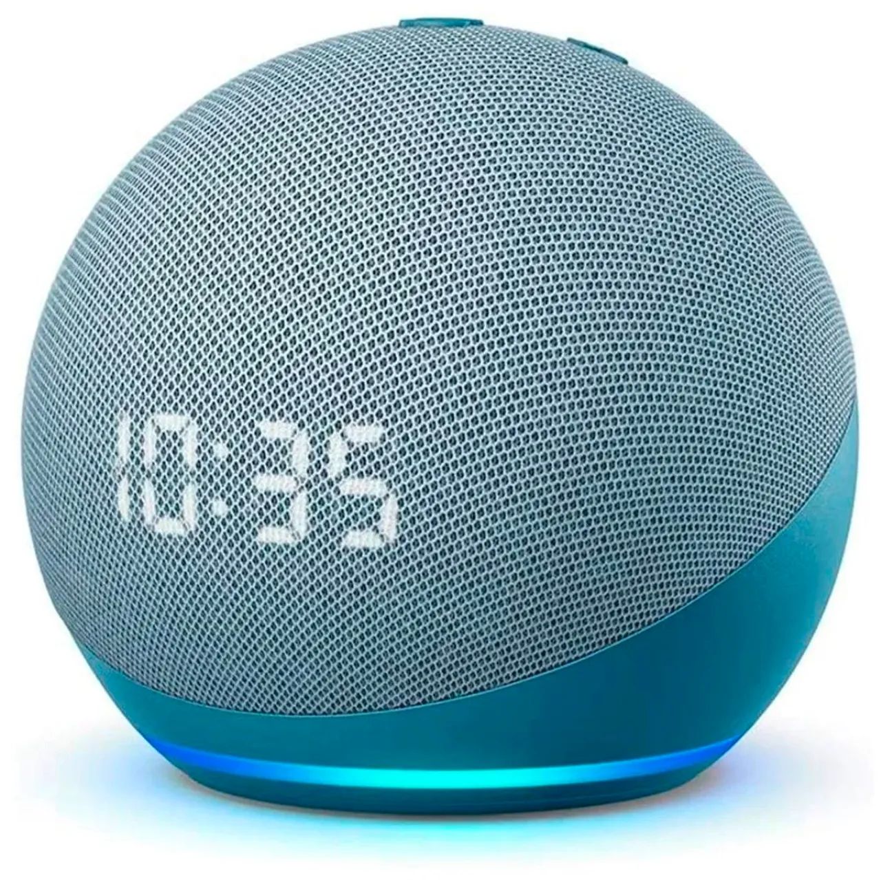 Echo Dot (4ª Geração) Amazon, com Alexa, Com Relógio, Smart Speaker, Azul - Foto 5