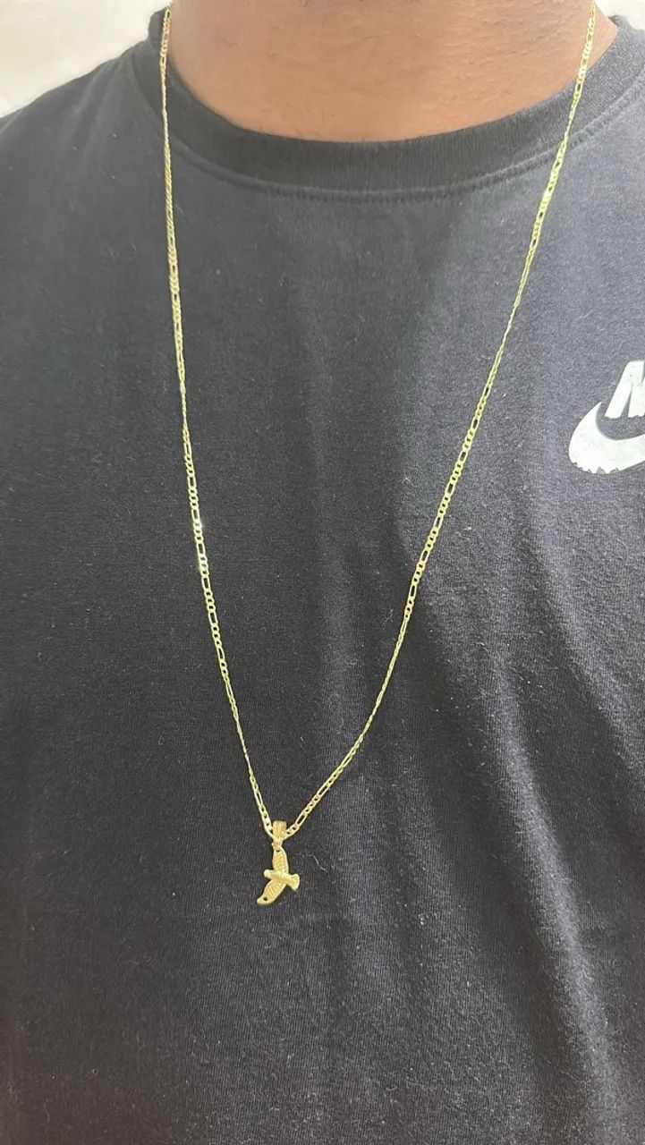 Cordão fininho 100% moeda antiga  - Foto 3