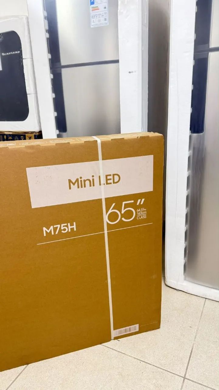 Samsung Smart TV 65 polegadas MiniLED 4K M75H nova<br>