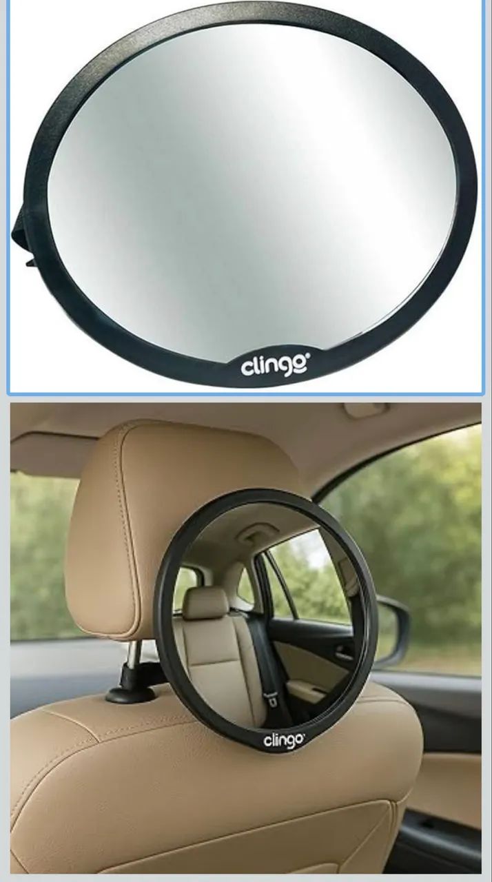 Espelho Retrovisor de carro para bebês - Celinho - Foto 3