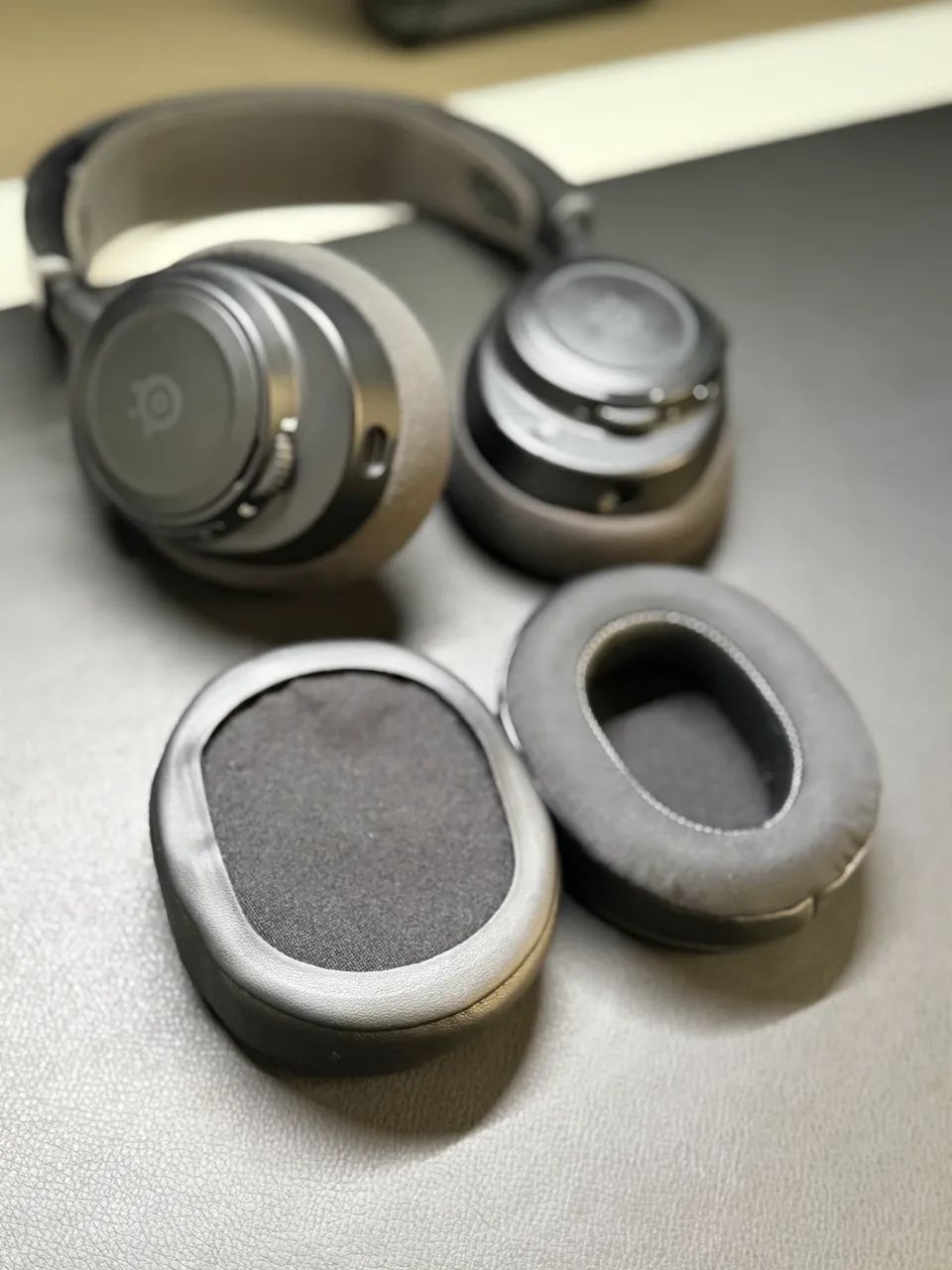 Almofadas para Steelseries Arctis 7x Couro
