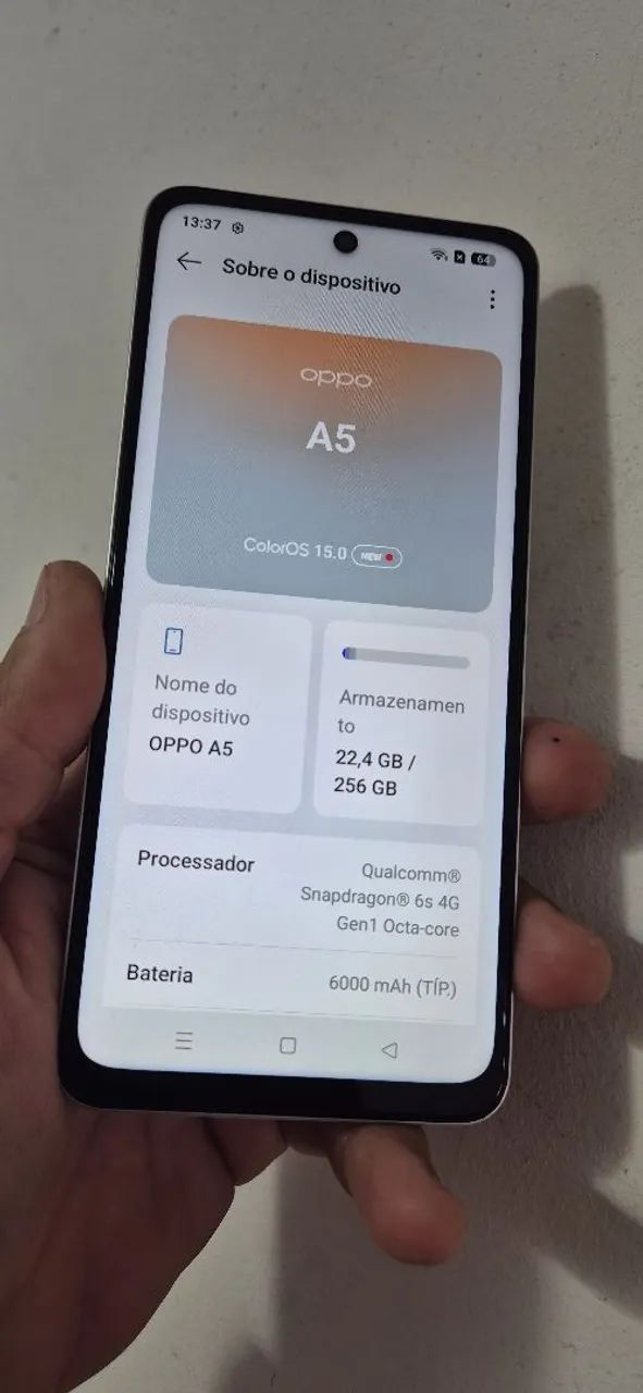 Celular Oppo A5 SnapDragon 256GB - Foto 2
