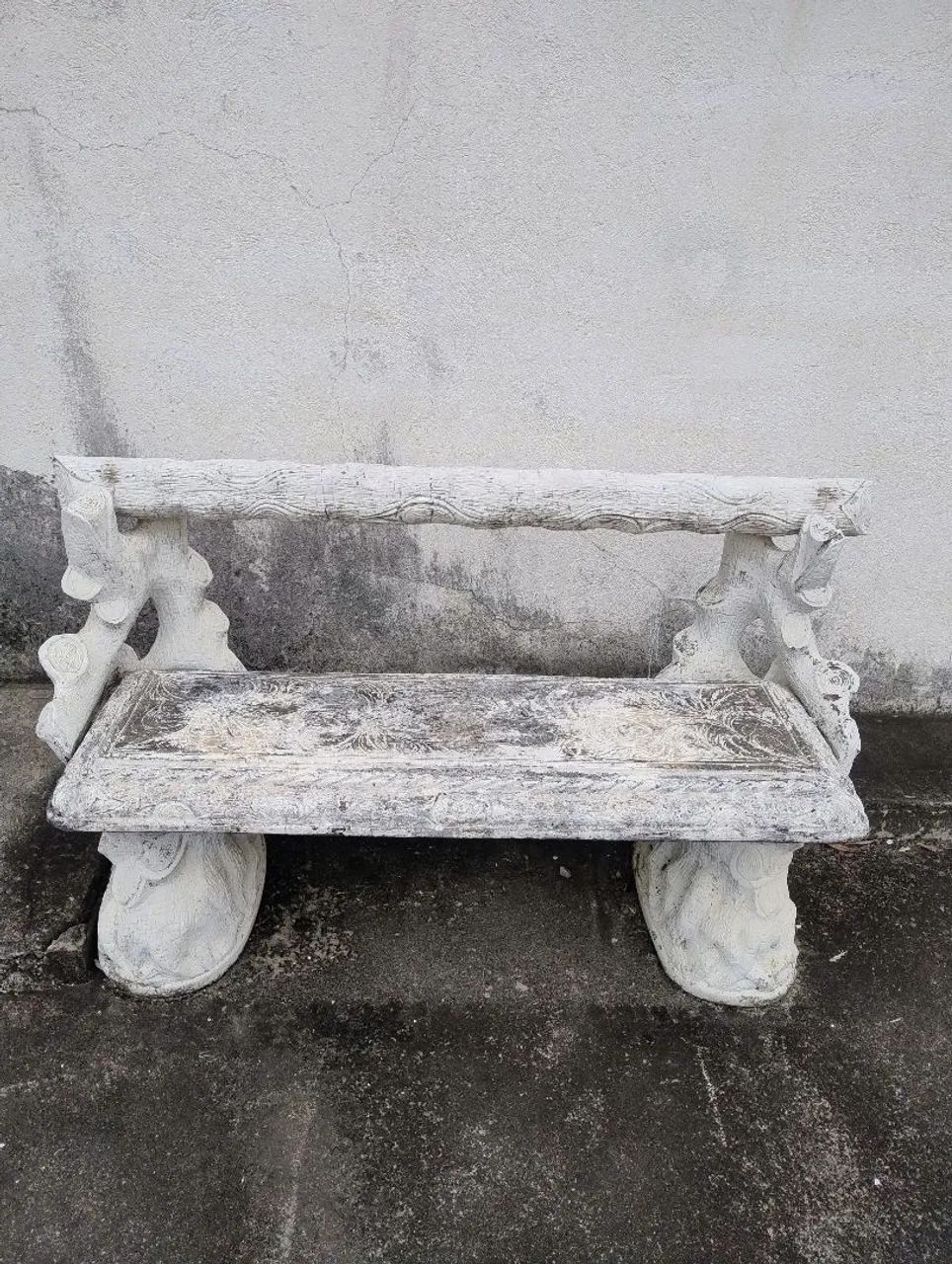 Banco Para Jardim de Cimento 