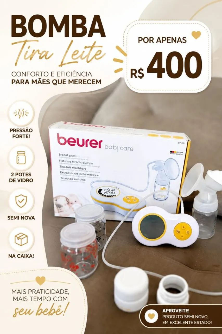 Bomba automática de tirar leite 
