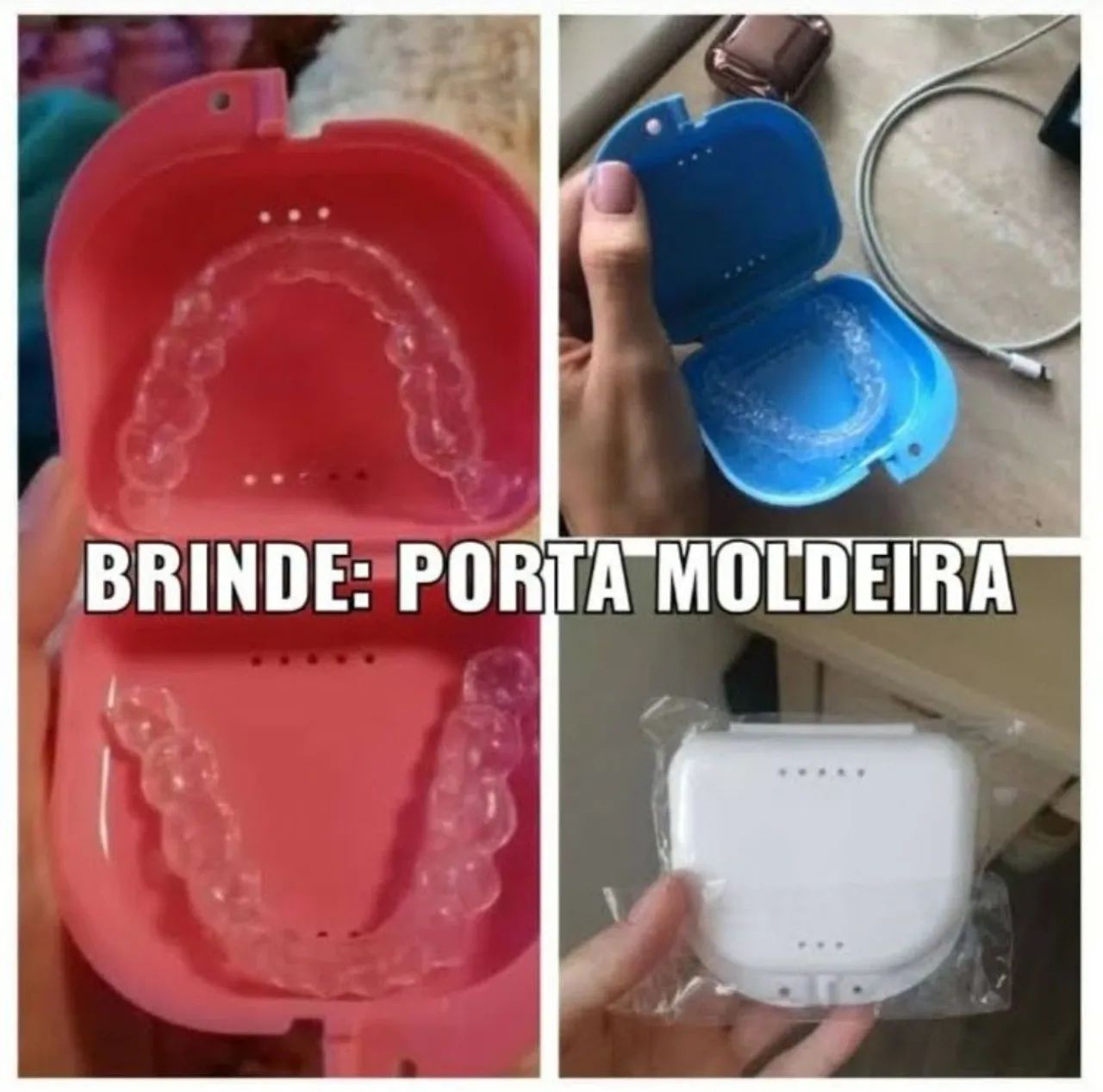 Moldeira para tratar bruxismo e ronco e clarear dentes - Foto 2