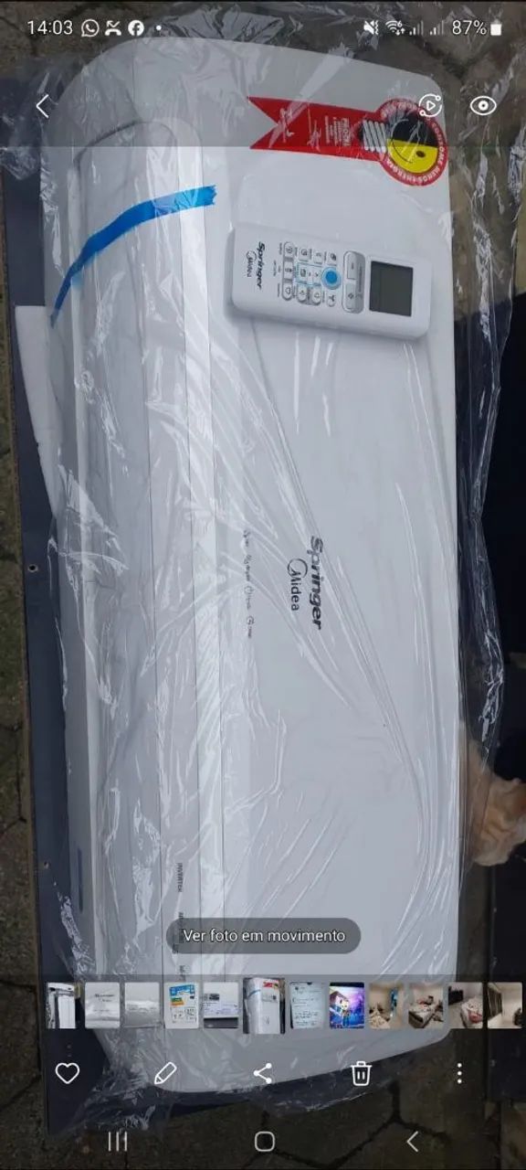 Evaporadora MÍDEA 9000 BTUS - Foto 4