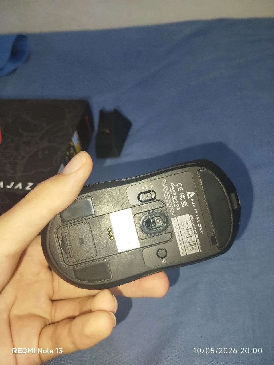 Mouse gamer ajazz com dock de carregamento, um mes de uso - Foto 3