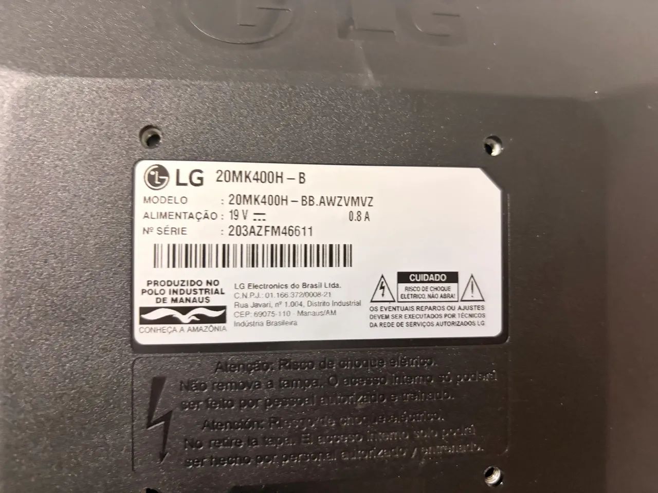 Monitor LG 20 pol. - Foto 2