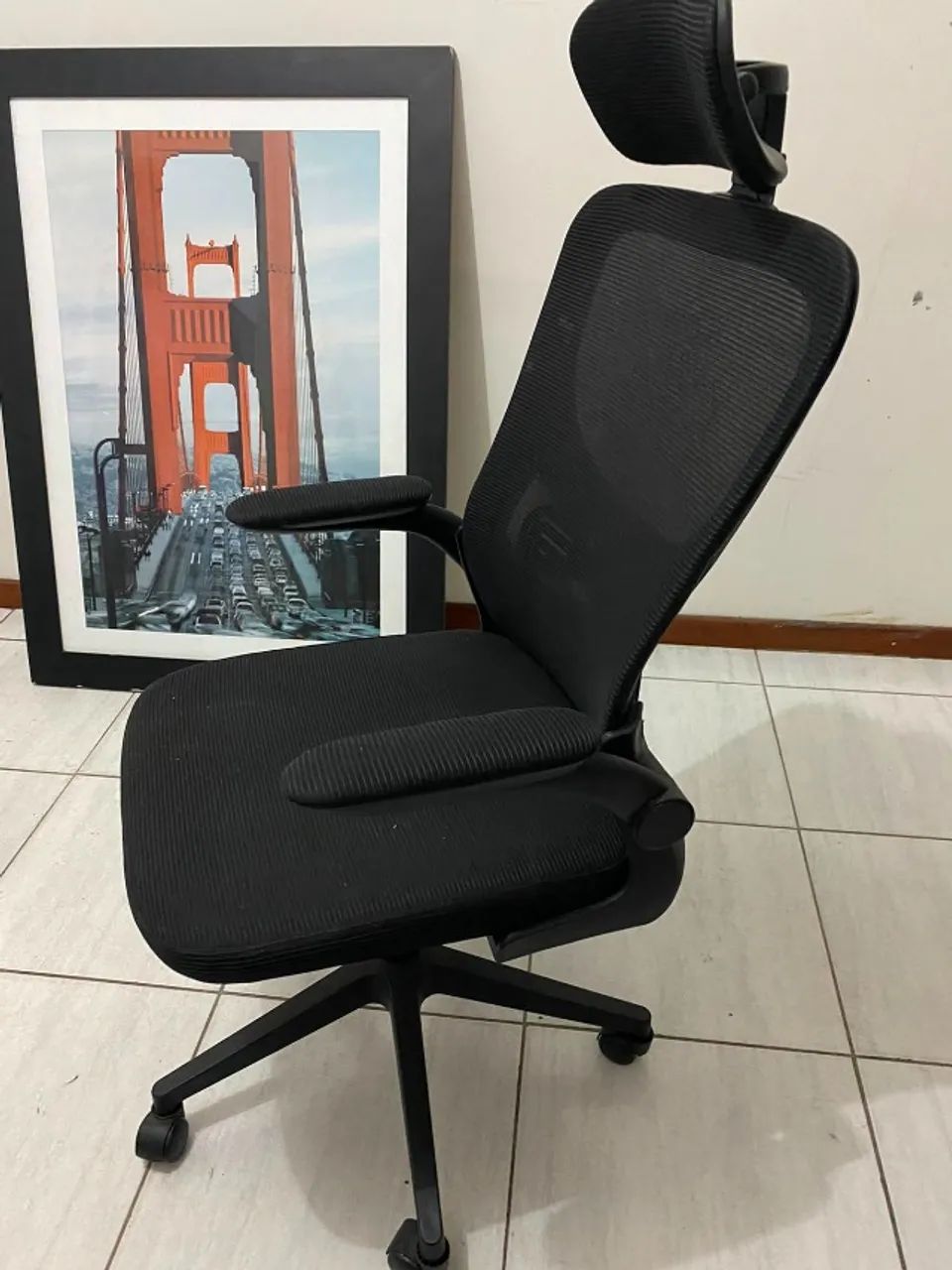 CADEIRA ERGONOMICA  GIRATÓRIA  MARCA: VITA - Foto 4