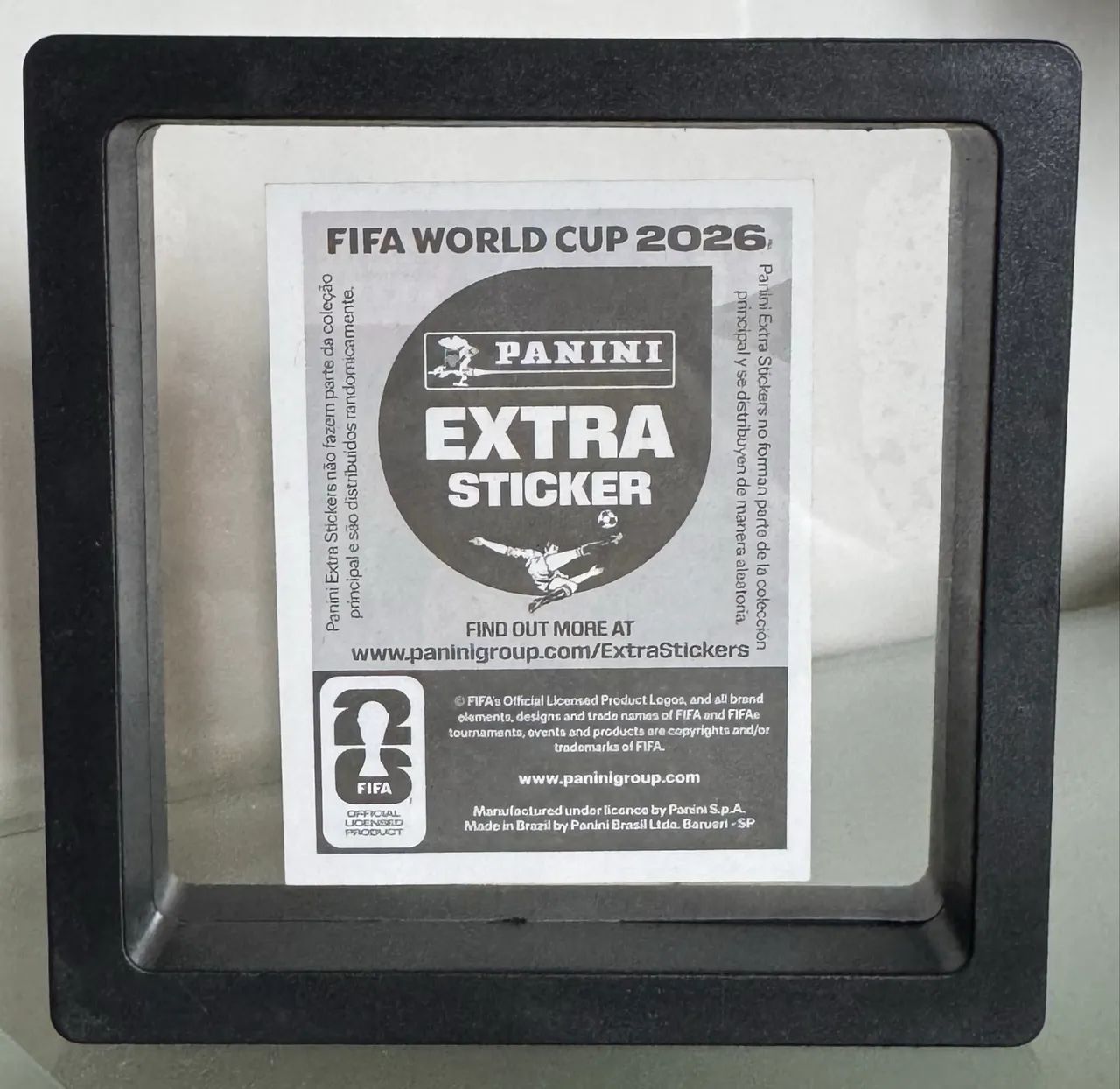 Figurinha Extra Panini Vini Júnior Gold Legend Copa 2026 - Foto 2