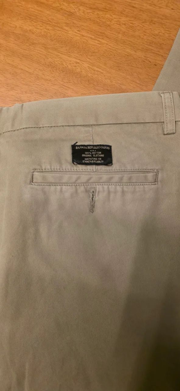 Calça sarja masculino, Banana Republic - Foto 3