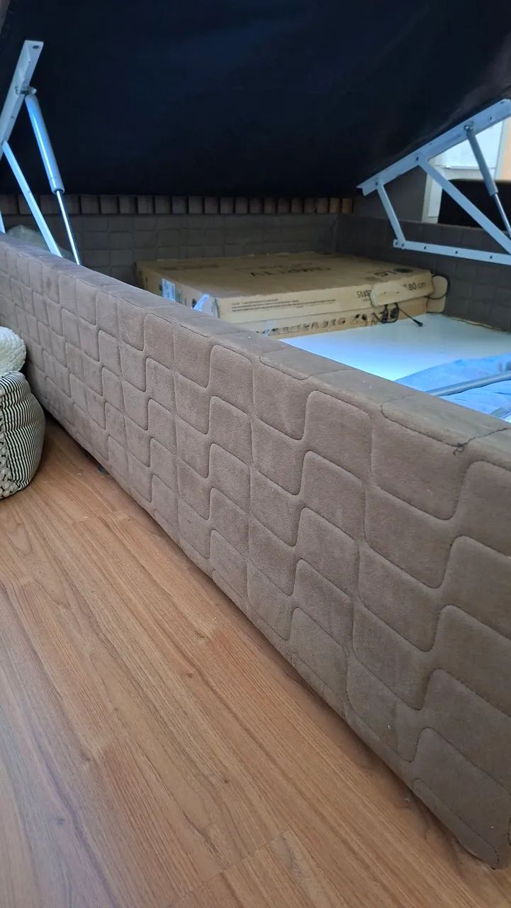 Box baú casal com pistão a gás  - Foto 4
