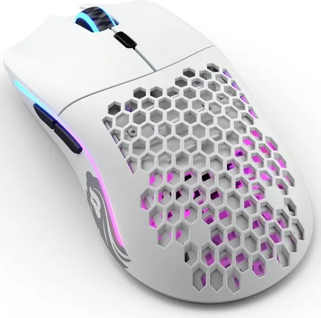 Glorious Gaming Mouse - Modelo O Matte White 67 g Superlight Honeycomb USB Gaming Mouse - Foto 5