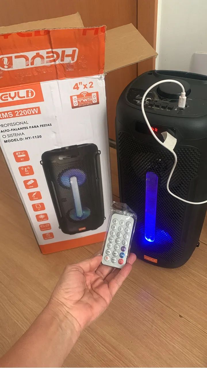 Caixa de som sem fio 2200w - Foto 3