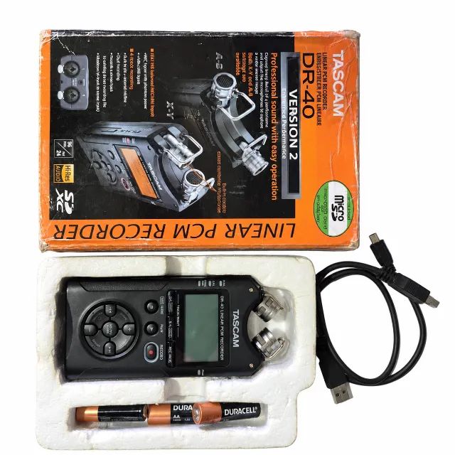 Gravador De Voz Digital Tascam Dr-40 - Foto 4