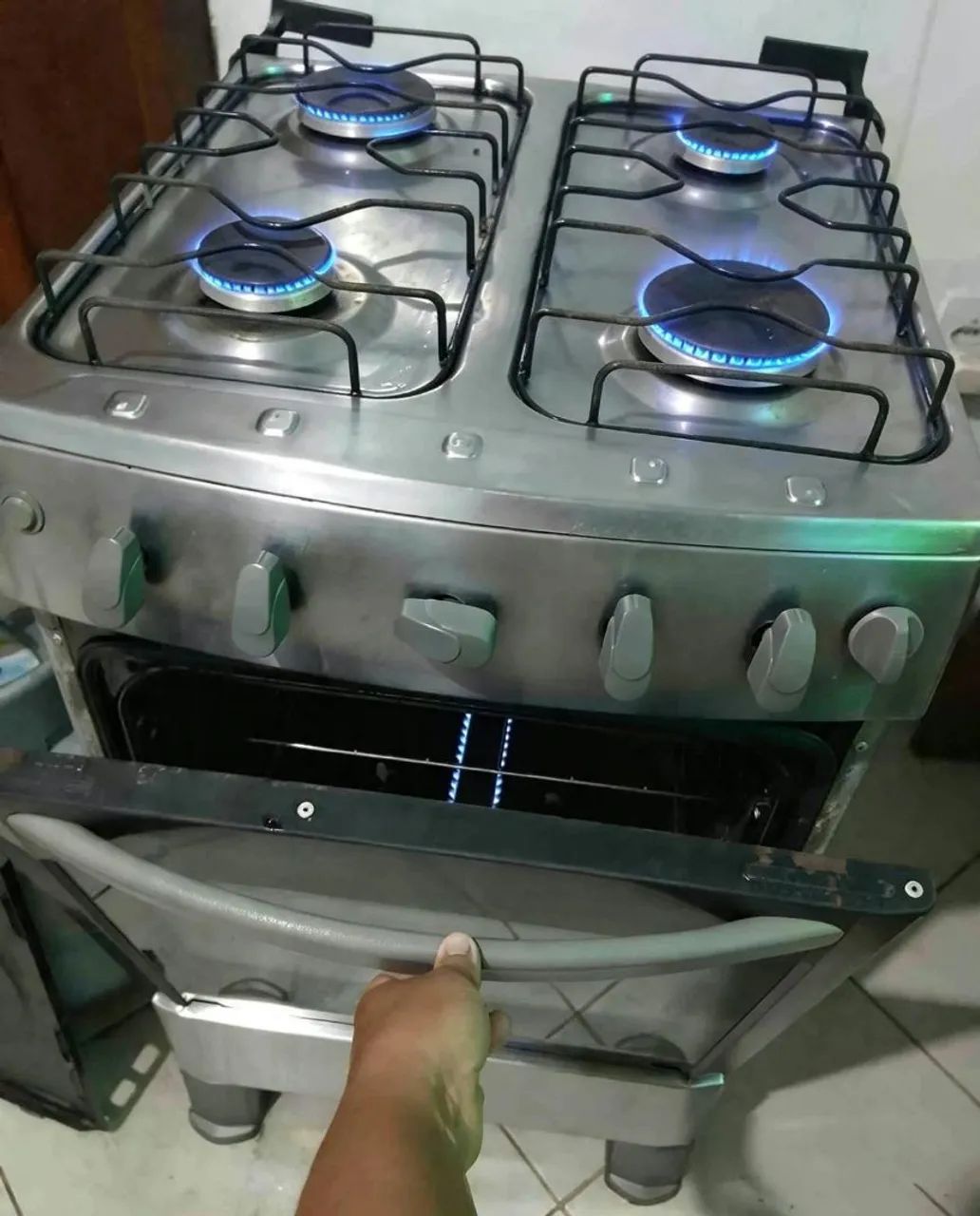 Fogão inox 