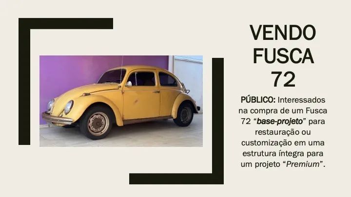 Volkswagen Fusca 1300 1972