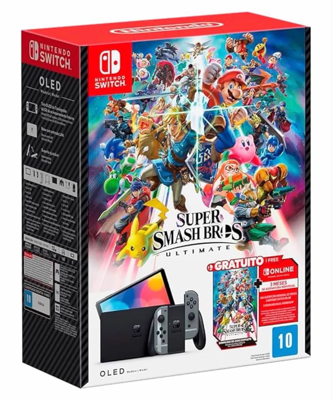  Nintendo oled switch estado de novo 