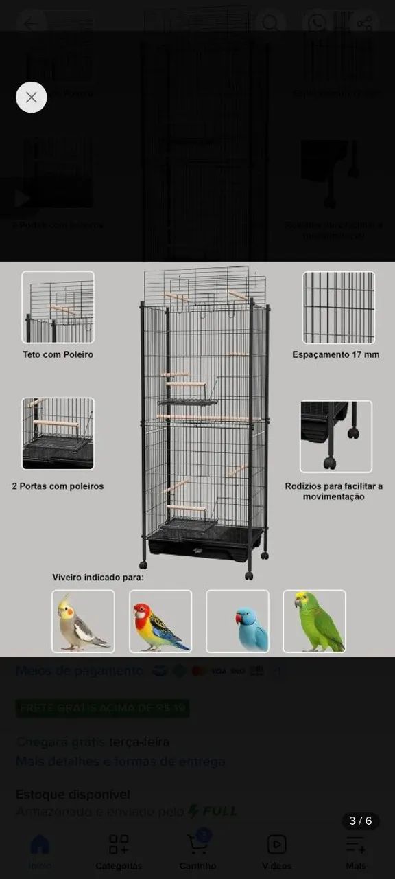 Viveiro de aves - Foto 3