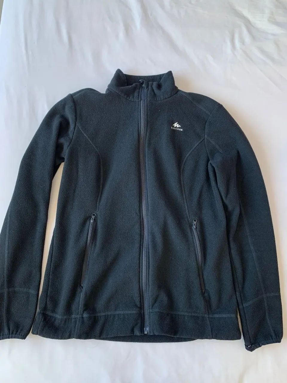 Casaco Fleece Feminino Quechua Preto - Decathlon  - Foto 2