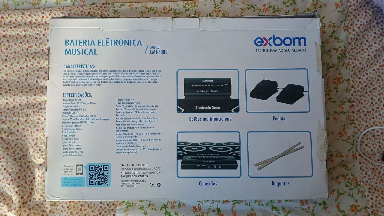 Bateria eletrônica exbom - Foto 2