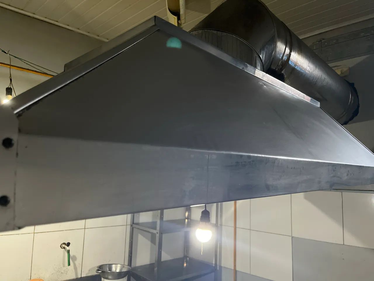 Coifa Industrial de Inox com Exaustor 