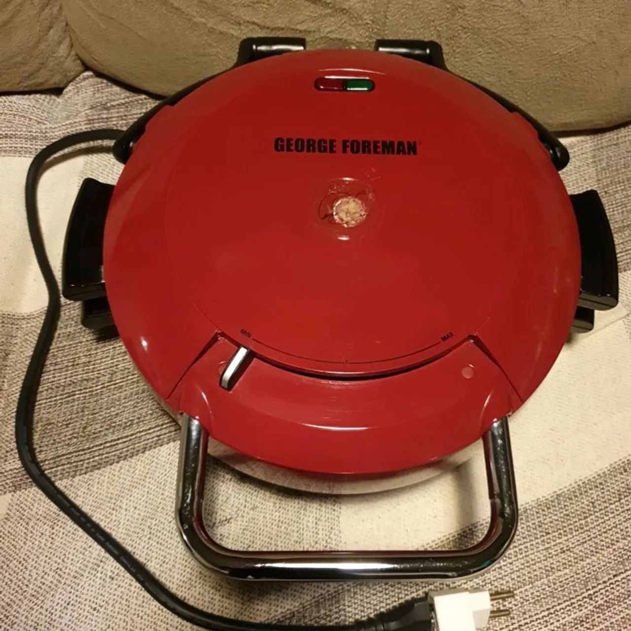 grill george foreman vermelho