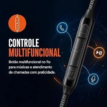 Fone de ouvido intra-ouricular  - Foto 4