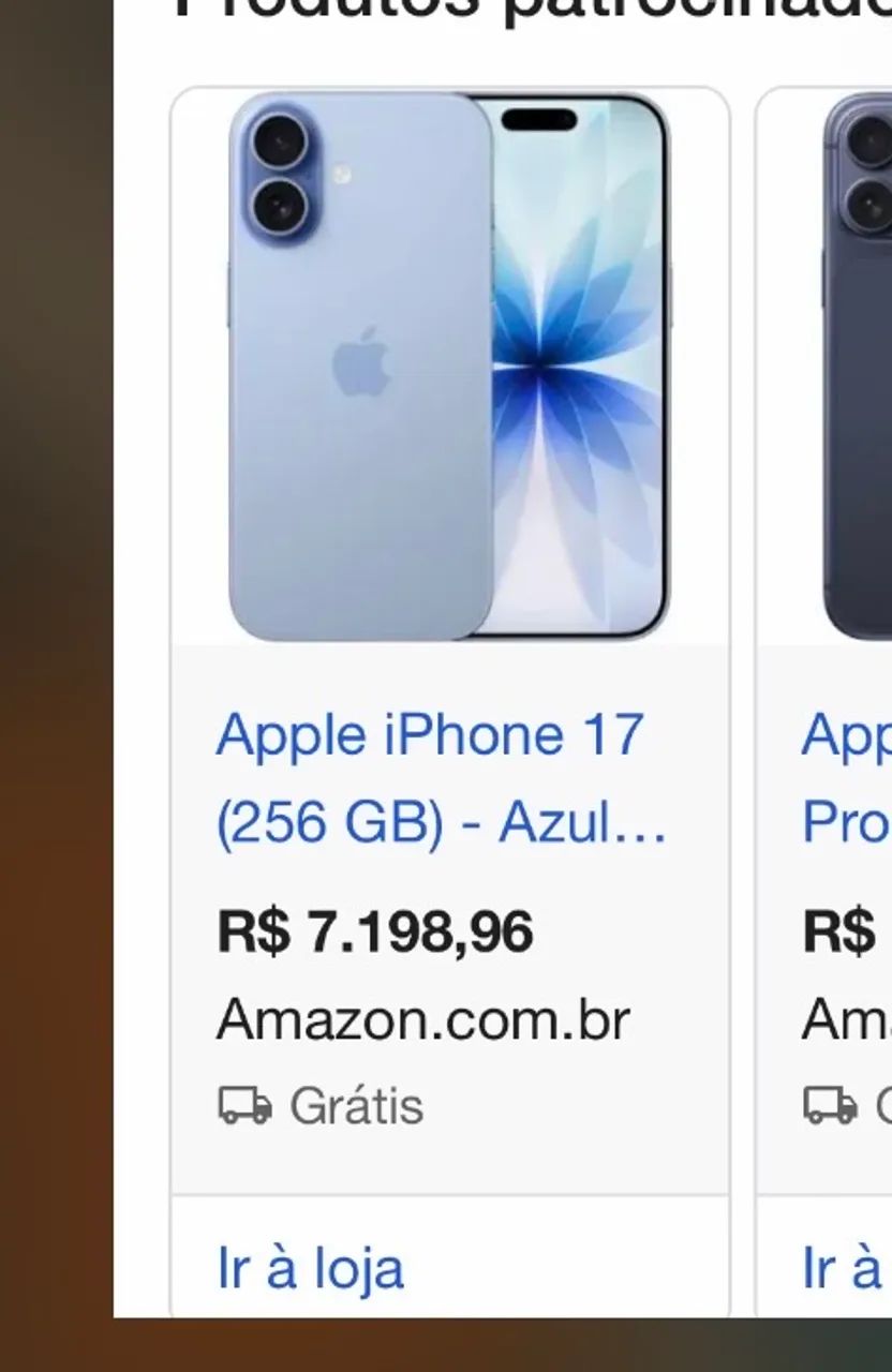 iPhone 17 impecável 256gb. 100% bateria