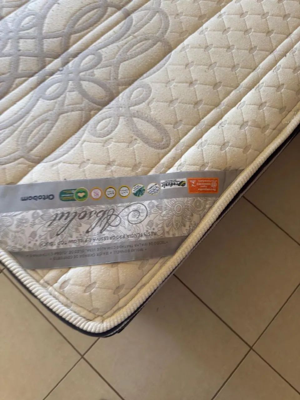 Cama box + cochão king ortobom - Foto 2