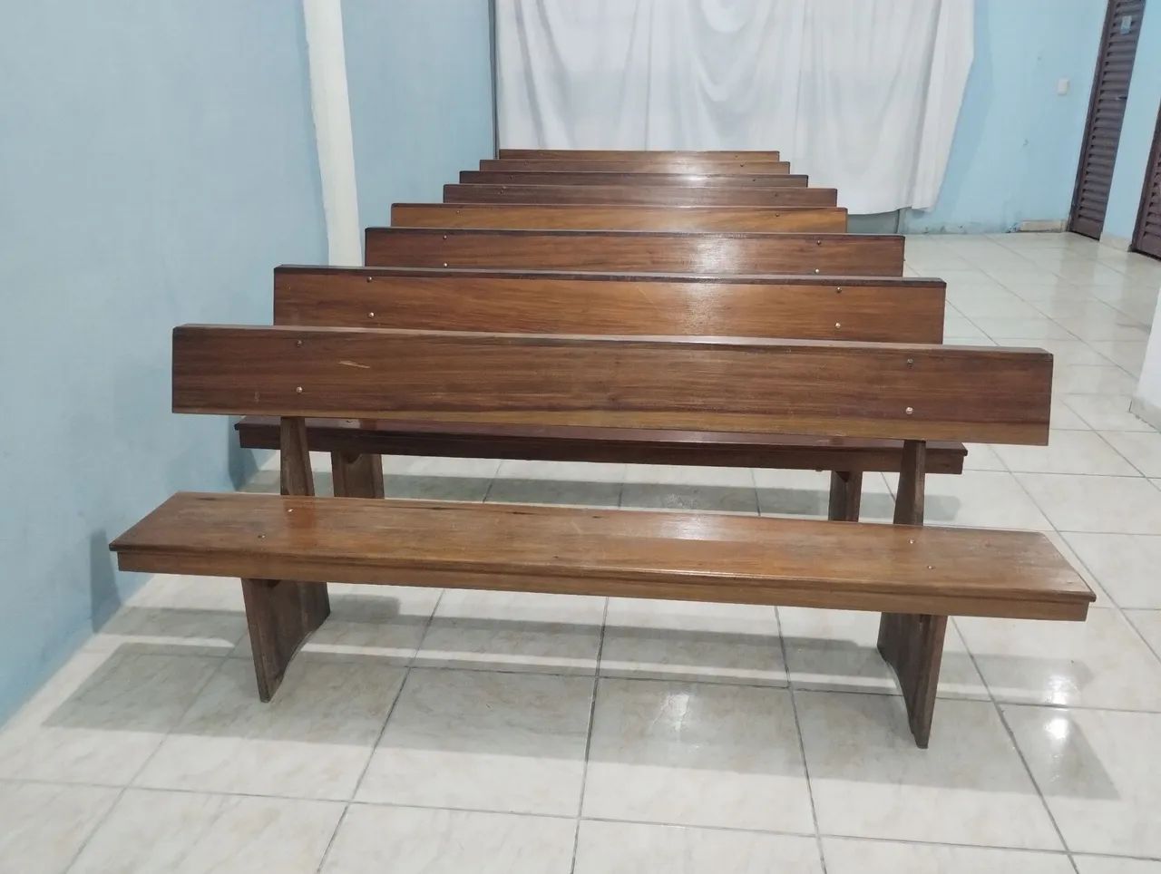 Bancos de madeira para igreja  - Foto 3