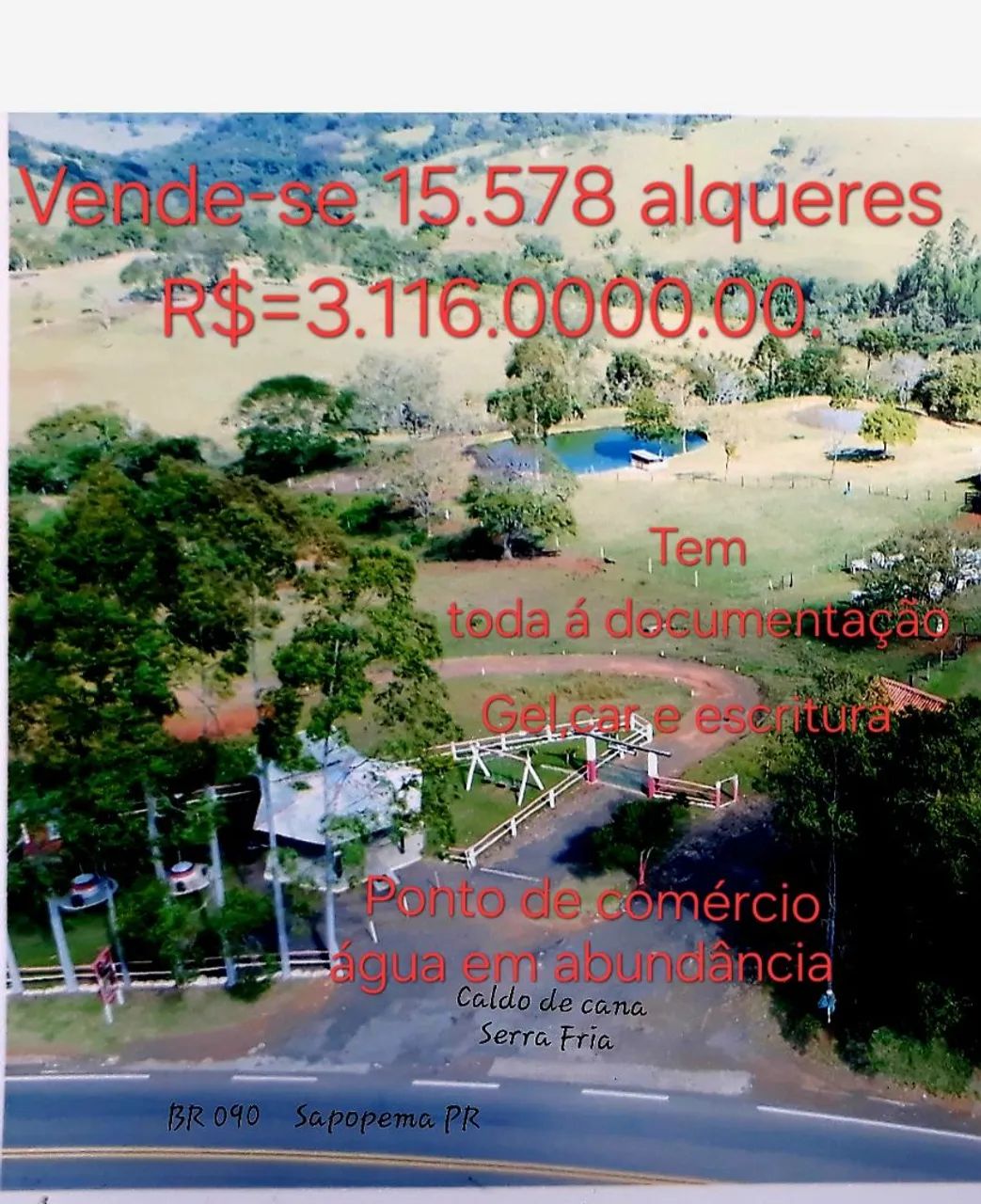 Sitio á venda 