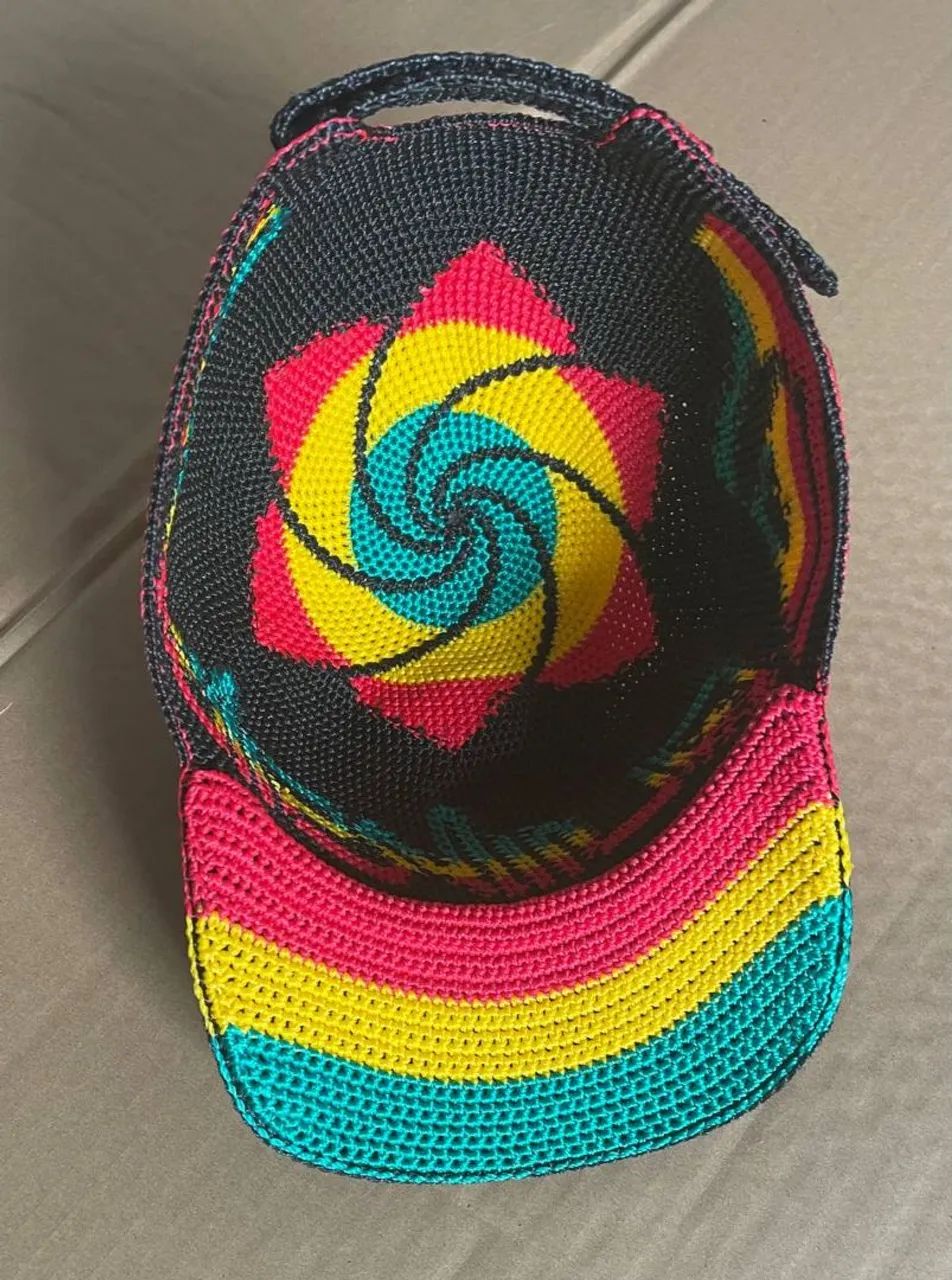 Boné de crochê Quiksilver rasta Letreiro  - Foto 3