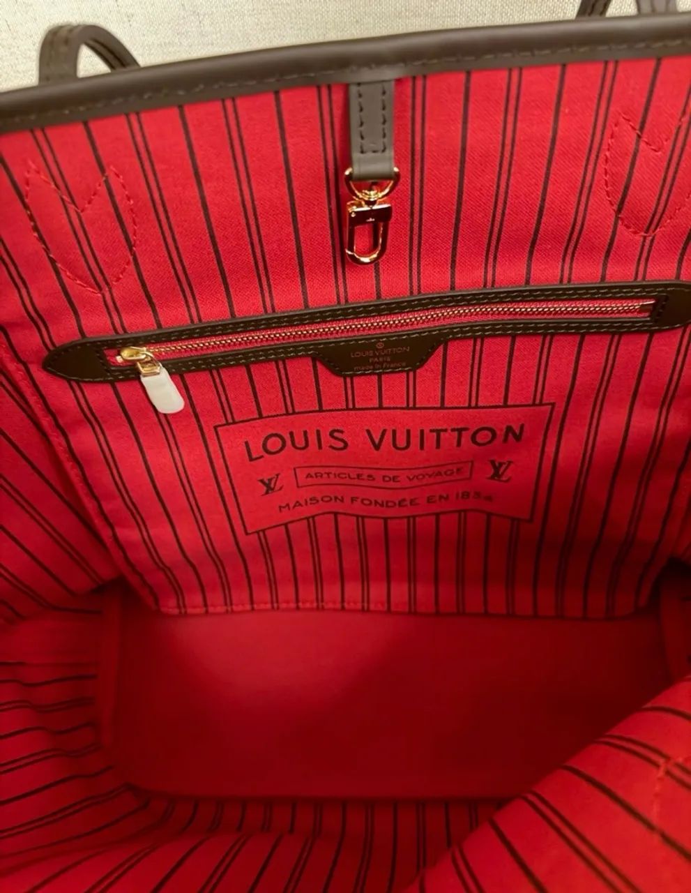 Bolsa Neverfull Louis Vuitton  - Foto 3