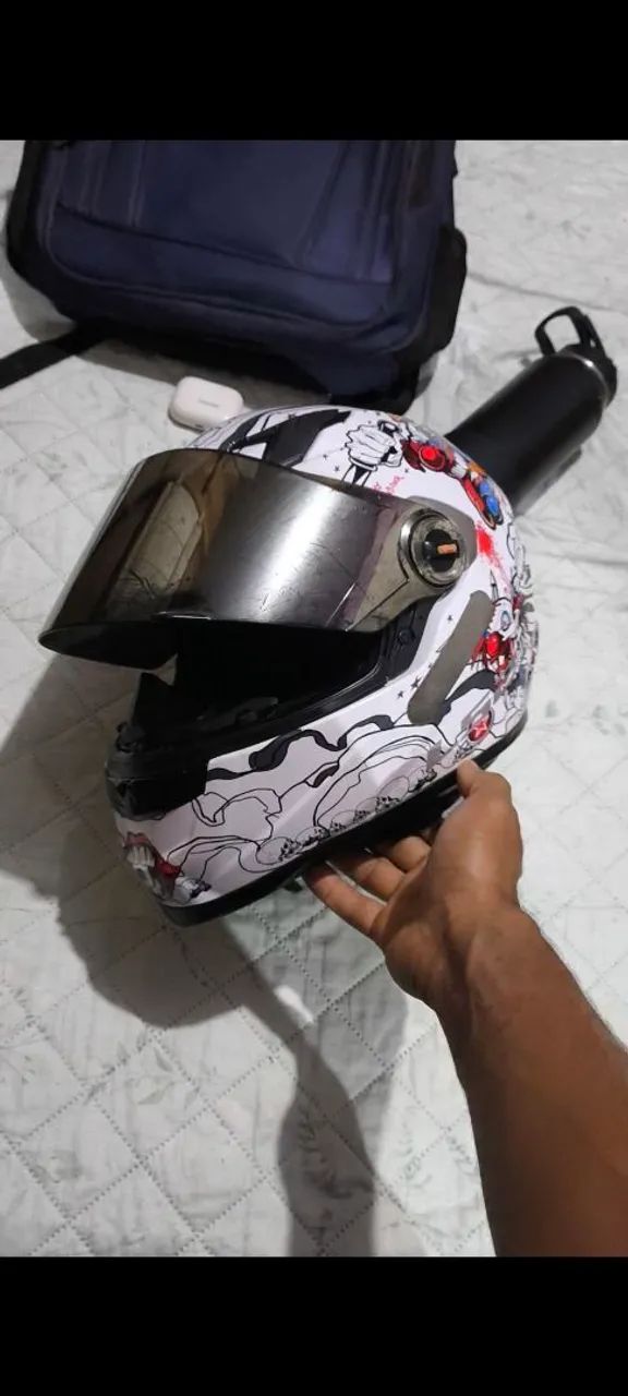 Capacete para moto LS2 FF358 CRAZY CLOWN - Foto 2