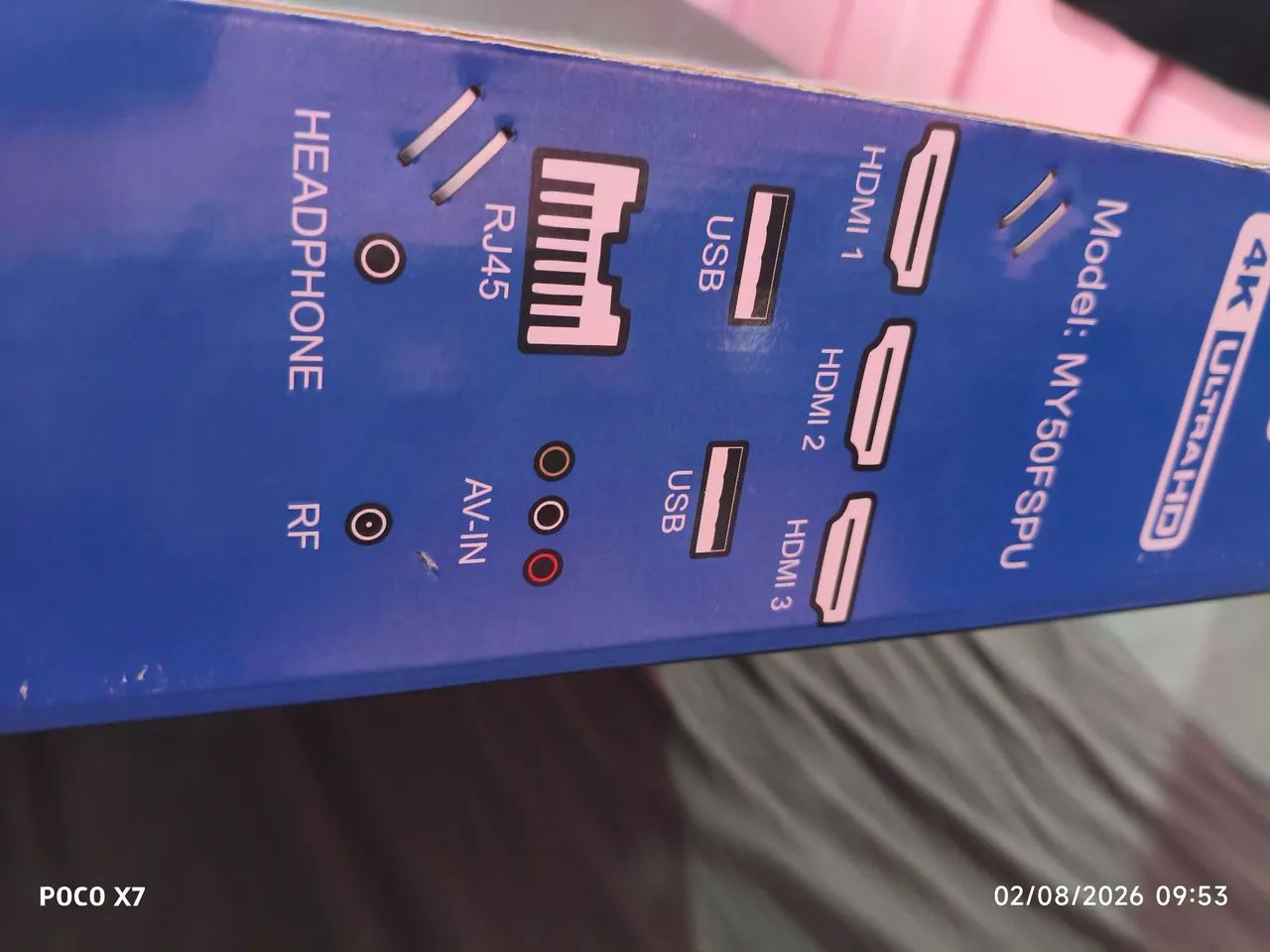 Tv smart 50 polegadas Mtek Nova Lacrado com nota Fiscal , Pix , dinheiro, cartão de cre - Foto 3
