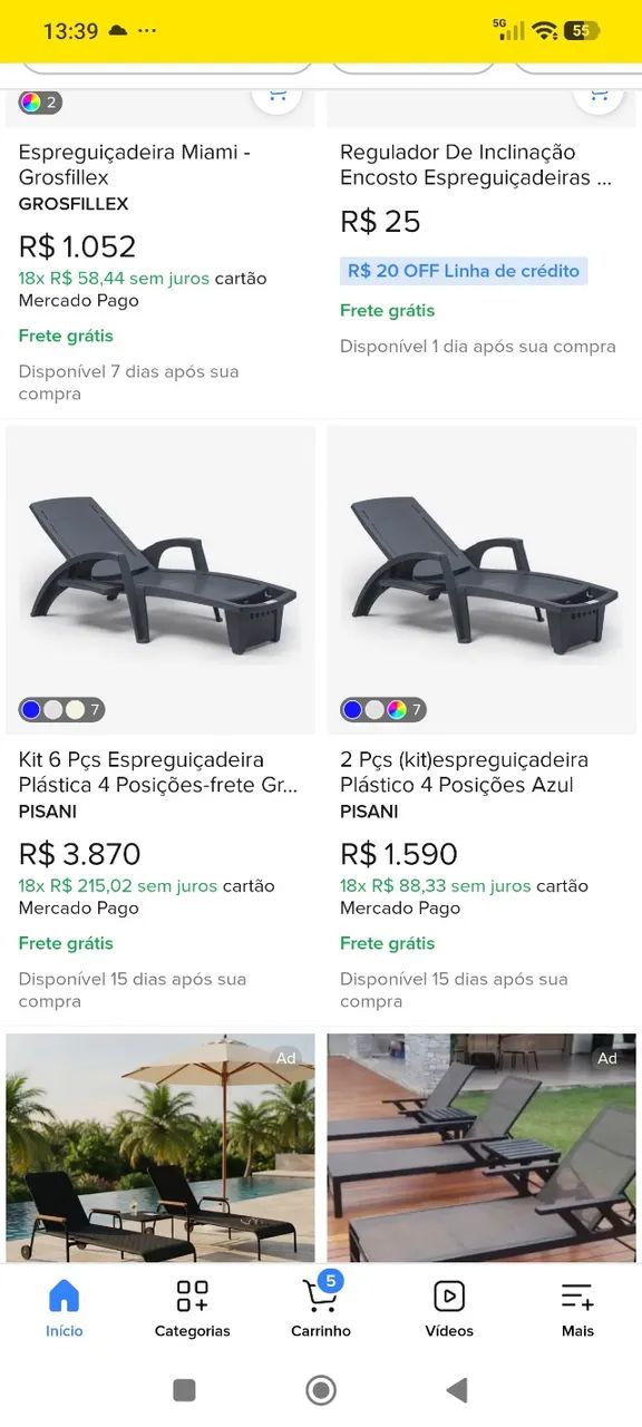 Espreguiçadeira  - Foto 4