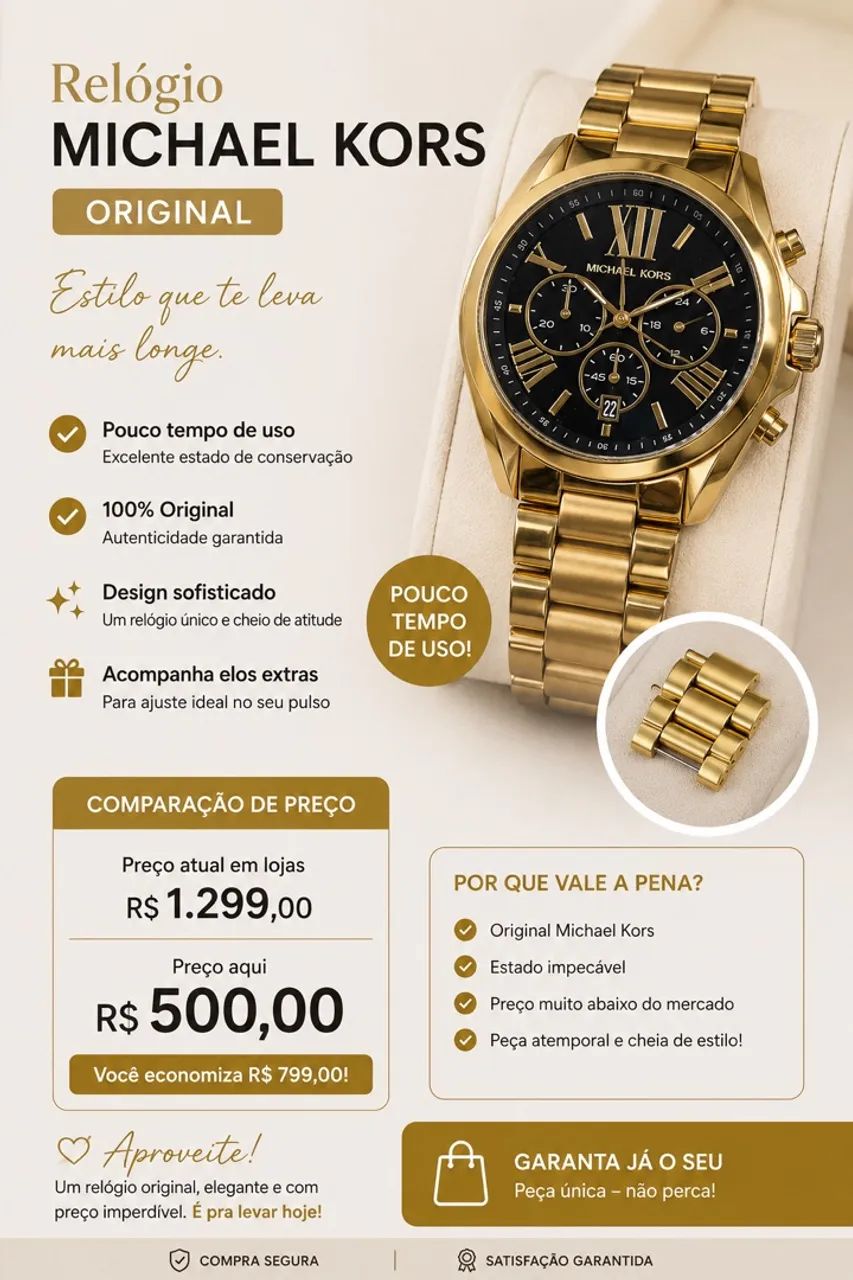 Relógios Michael Kros