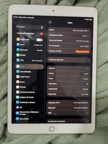 Ipad 8ª Geração - 128gb - Foto 2