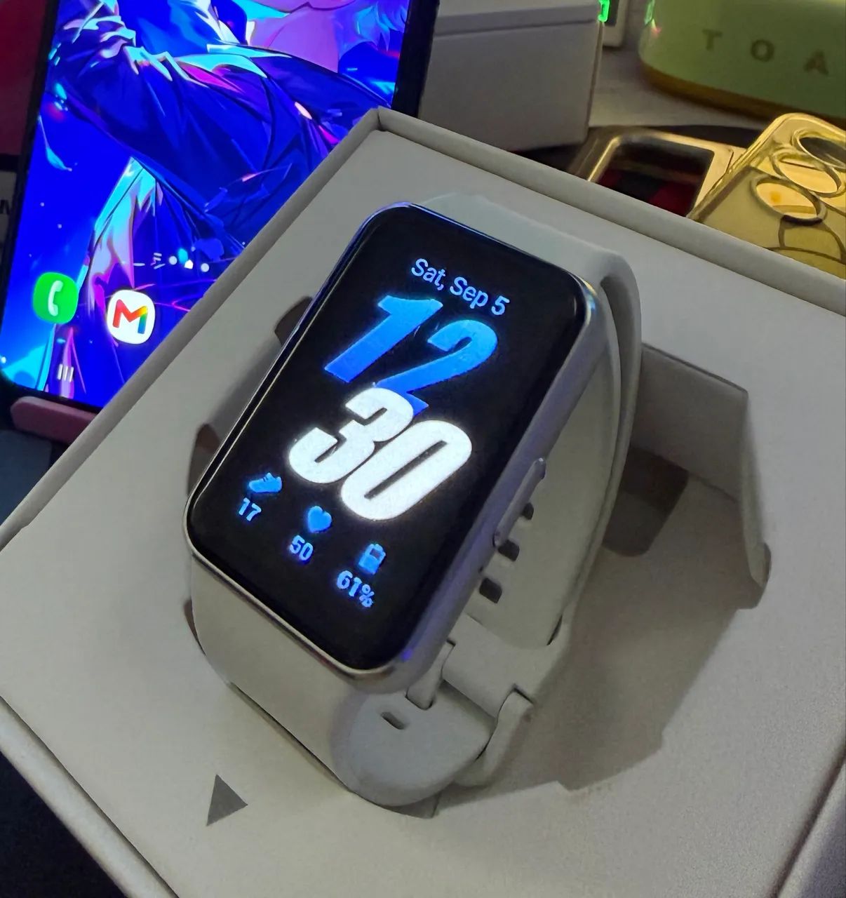 Smartwatch Samsung Galaxy Fit3 Display 1.6" Prata