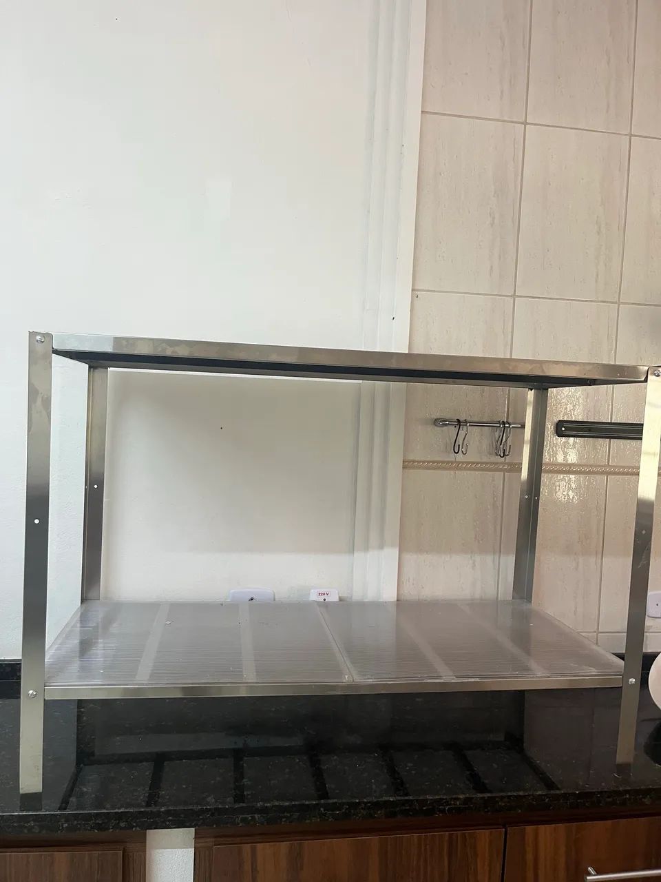 Balcão de aço inox + prateleira  - Foto 2