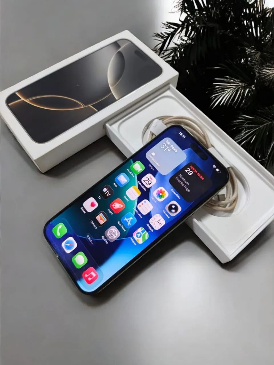 IPHONE 16 PRÓ MAX 5G 256GB - ANATEL/CHIP.<br> - Foto 2