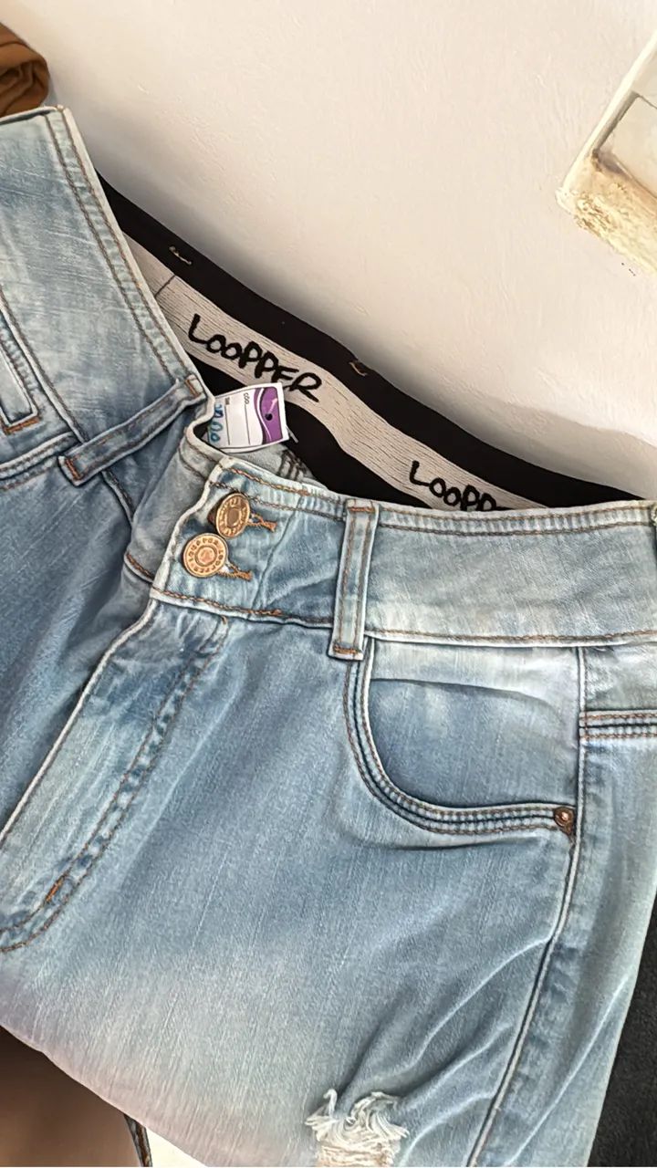 Lote calças jeans marca - Foto 3
