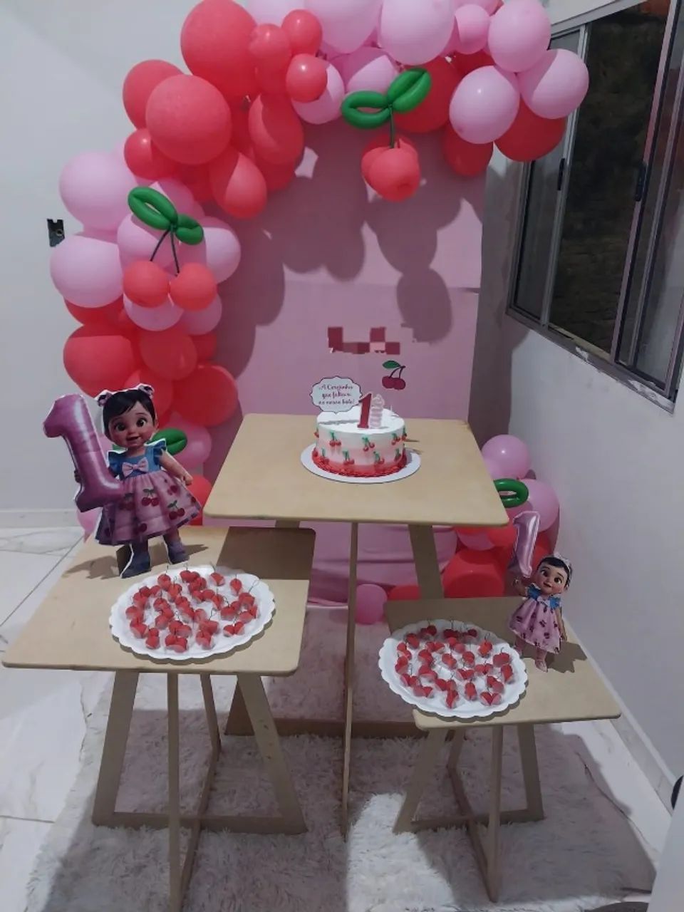 Trio de mesa de decoração  - Foto 3