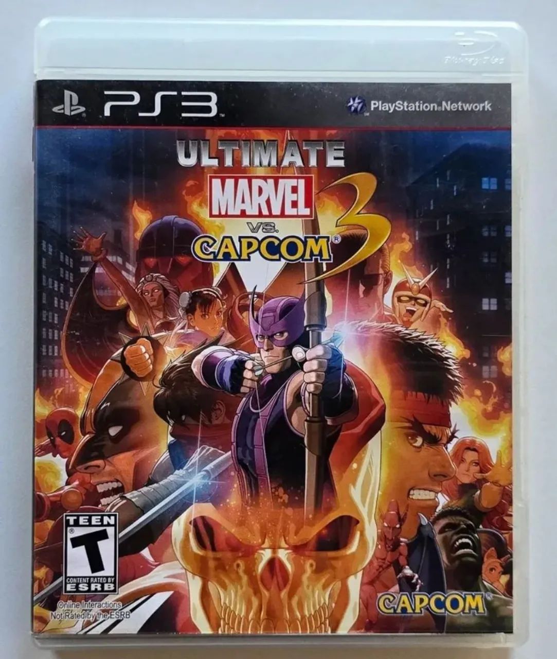 Jogo ps3 marvel vs capcom 3 ps3 midia física
