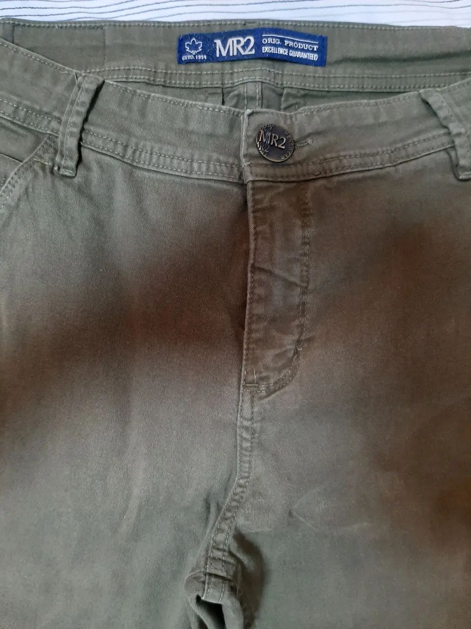 Calça verde de brim MR2 - Foto 3