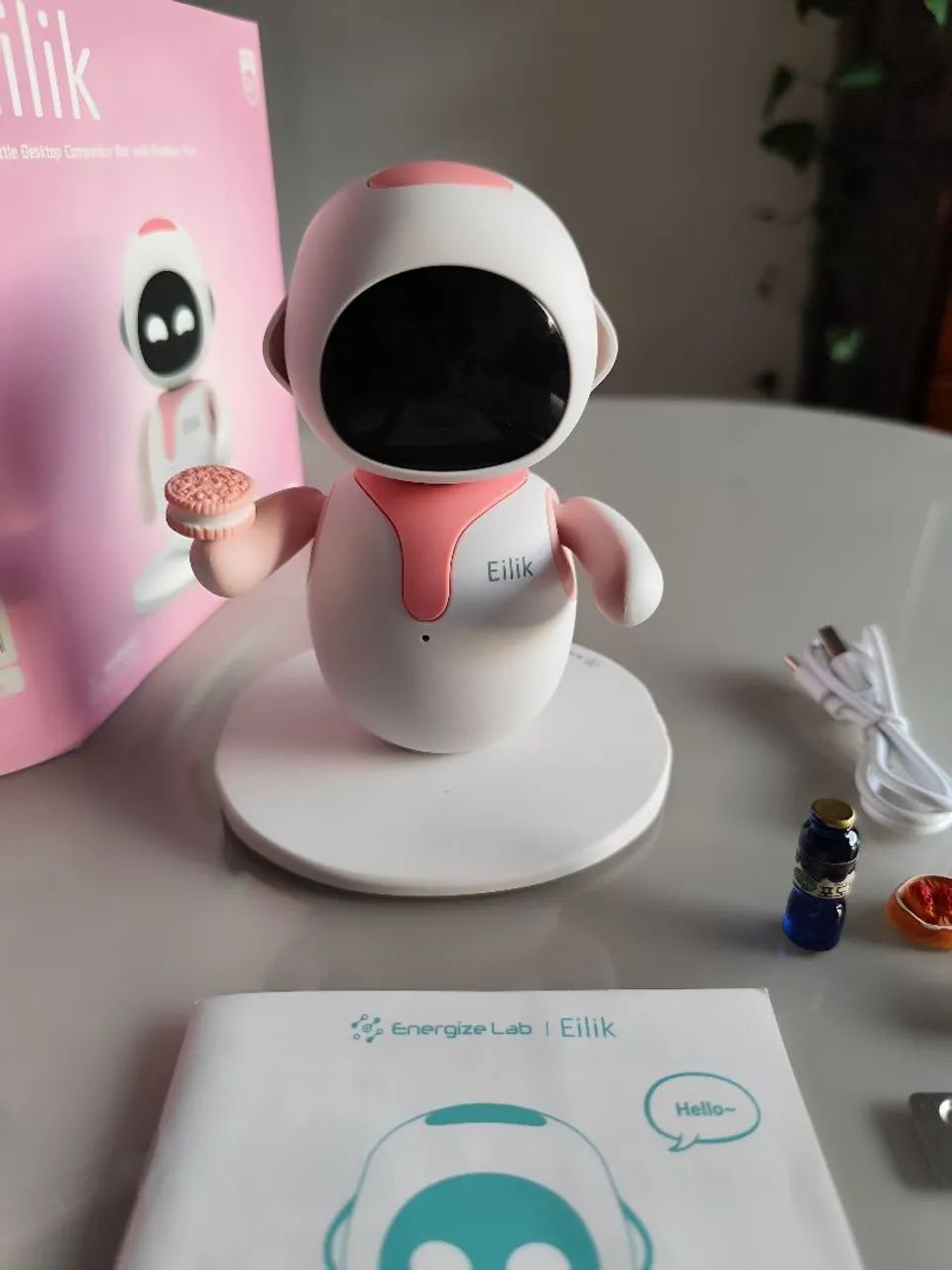 Robô Eilik com Inteligência Emocional - Pet Robótico Interativo (Excelente Estado!) - Foto 3